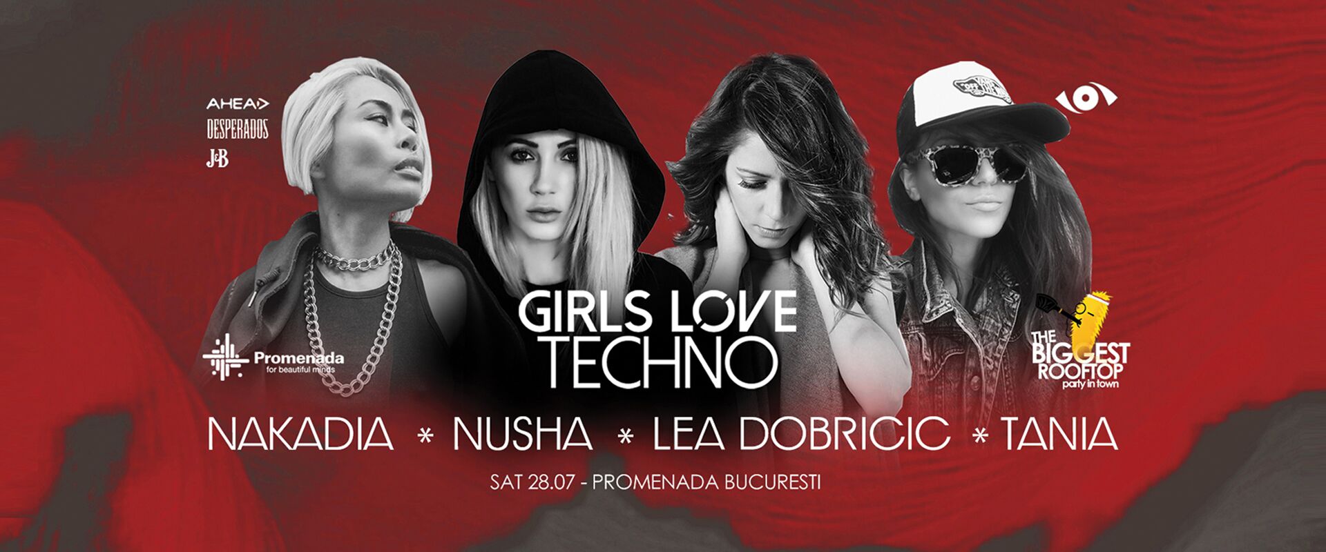 Am 5 invitații pentru Girls Love Techno
